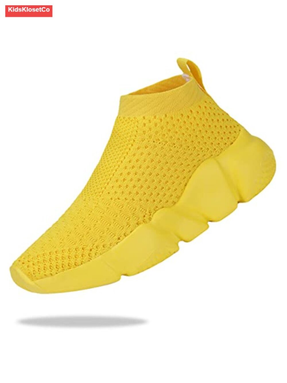 Girls Boys Breathable Knit Slip-On Sneakers Sock Shoes